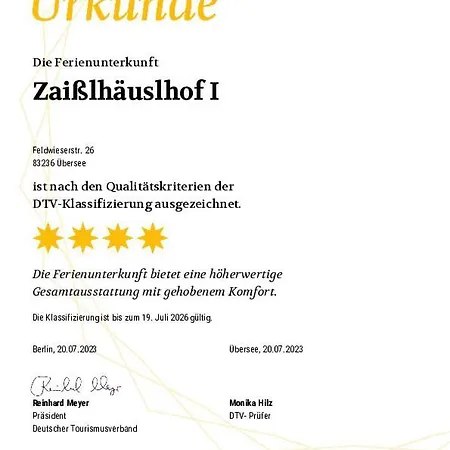 Zaisslhaeusl Hof - Mit Chiemgaukarte Übersee